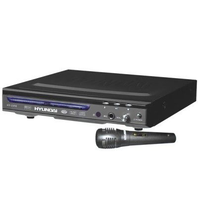 DVD Player com Karaoke Hyundai 2250