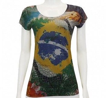 BLUSAS  em malha do BRASIL