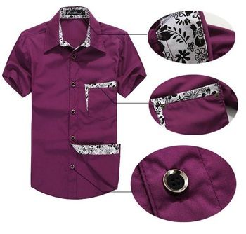 CAMISA MASCULINA EM COTON